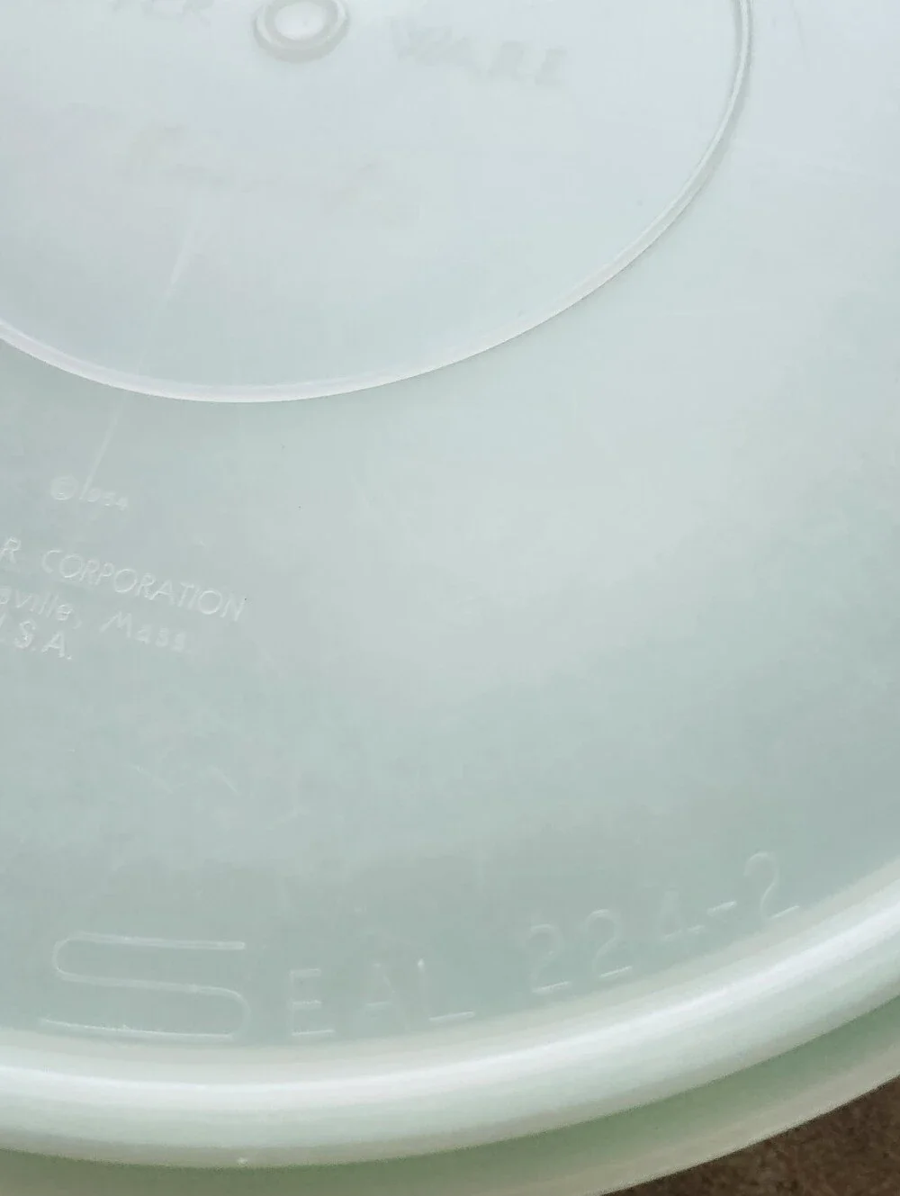 Vintage Tupperware 26 Cup Fix N Mix Large Bowl Container 274 Jadeite w Lid 224